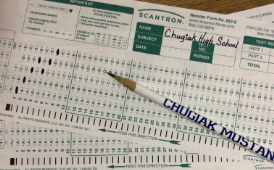  A PENCIL ON SOME SCAN TRON SHEETS